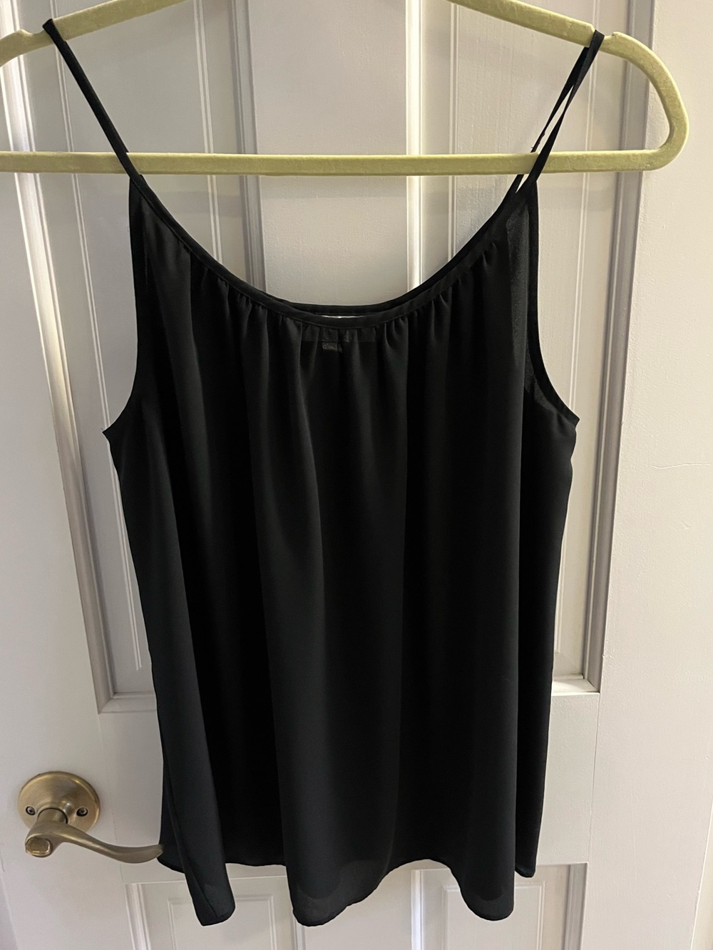 Loft Black Lightweight Spaghetti Strap Women's Top